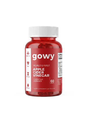 gowy - Желирани бонбони с ябълков оцет 60pcs